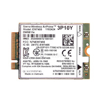 Dw5811e bezprzewodowy moduł EM7455 LTE 4G NGFF DW5811E 3P10Y 300 M dla E7270 E7470 E7370 E5570 Sem Fio FDD/TDD LTE Gobi6000 + ANTEN 3